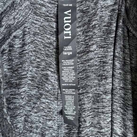 Vuori Women’s Halo Essential Pants Heather Gray Size L DreamKnit Straight Leg - Picture 4 of 6